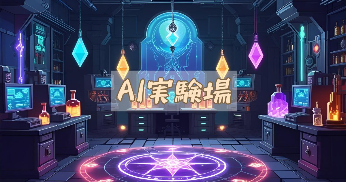 AI実験場アイキャッチ
