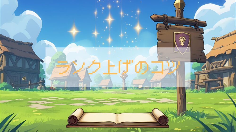 ランク上げのコツ見出し用画像